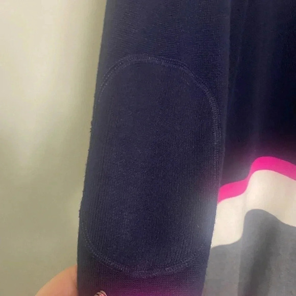 Vince Camuto Color Block Sweater Dress Elbow
Patches Long Sleeve Crew Neck Large - Picture 3 of 6